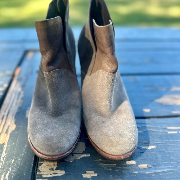 Cork-Ease Brown Suede Western Heels – Chic, Comfy & Dance-Ready 🤎👢 - Picture 5 of 9